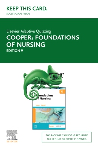 cover image - Elsevier Adaptive Quizzing for Foundations of Nursing (Access Card),9th Edition