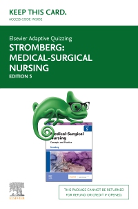 cover image - Elsevier Adaptive Quizzing for Medical-Surgical Nursing (Access Card),5th Edition
