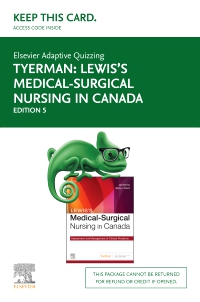 cover image - Elsevier Adaptive Quizzing for Lewis: Medical-Surgical Nursing in Canada (Access Card),5th Edition