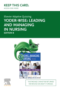 cover image - Elsevier Adaptive Quizzing for Leading and Managing in Nursing (Access Card),8th Edition