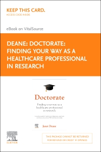 cover image - Doctorate: Finding your Way as a Healthcare Professional in Research - Elsevier E-Book on VitalSource (Retail Access Card), 1st Edition