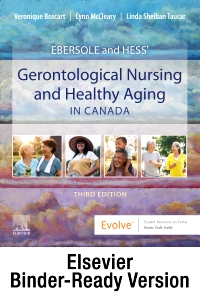cover image - Ebersole and Hess' Gerontological Nursing & Healthy Aging in Canada - Binder Ready,3rd Edition