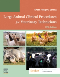 cover image - Evolve Resources for Large Animal Clinical Procedures for Veterinary Technicians,5th Edition