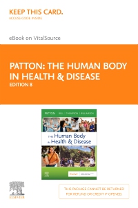 cover image - The Human Body in Health & Disease - Elsevier eBook on VitalSource (Retail Access Card),8th Edition