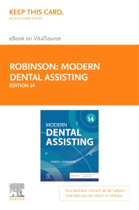 cover image - Modern Dental Assisting - Elsevier eBook on VitalSource (Retail Access Card),14th Edition