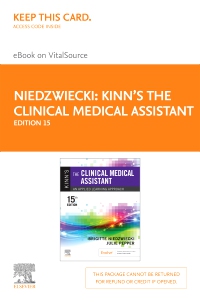 cover image - Kinn's The Clinical Medical Assistant – Elsevier eBook on VitalSource (Retail Access Card),15th Edition