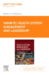 cover image - Health System Management and Leadership - Elsevier E-Book on VitalSource (Retail Access Card),1st Edition