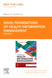 cover image - Foundations of Health Information Management - Elsevier eBook on VitalSource (Retail Access Card),6th Edition