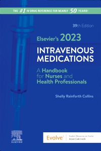 cover image - Elsevier’s 2023 Intravenous Medications,39th Edition