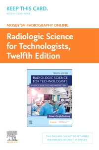 cover image - Mosby’s Radiography Online for Radiologic Science for Technologists - (Access Card),12th Edition