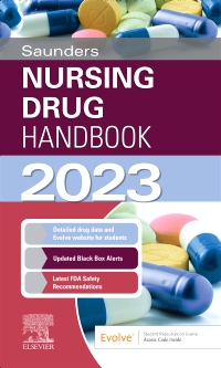 cover image - Saunders Nursing Drug Handbook 2023 - Elsevier E-Book on VitalSource,1st Edition