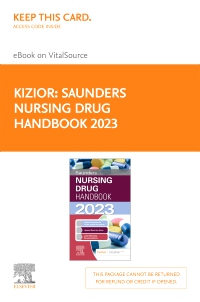cover image - Saunders Nursing Drug Handbook 2023 - Elsevier E-Book on VitalSource (Retail Access Card),1st Edition