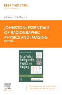 cover image - Essentials of Radiographic Physics and Imaging - Elsevier eBook on VitalSource (Retail Access Card), 4th Edition
