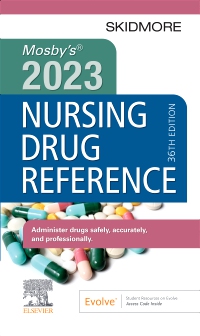 cover image - Mosby's 2023 Nursing Drug Reference - Elsevier eBook on VitalSource,36th Edition