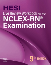 cover image - HESI Live Review Workbook for the NCLEX-RN® Examination - Elsevier eBook on VitalSource,9th Edition