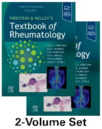 cover image - Firestein & Kelley’s Textbook of Rheumatology, 2-Volume Set,12th Edition