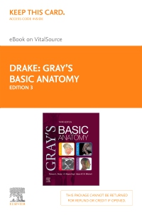 cover image - Gray's Basic Anatomy Elsevier eBook on Vitalsource (Retail Access Card),3rd Edition