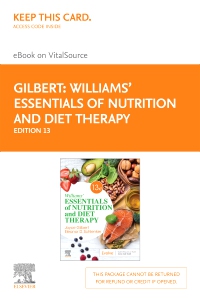 cover image - Williams' Essentials of Nutrition & Diet Therapy - Elsevier eBook on VitalSource (Retail Access Card),13th Edition