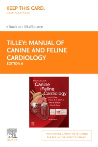 cover image - Manual of Canine and Feline Cardiology - Elsevier eBook on VitalSource (Retail Access Card), 6th Edition