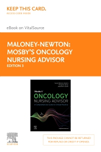 cover image - Mosby's Oncology Nursing Advisor - Elsevier E-Book on VitalSource (Retail Access Card),3rd Edition
