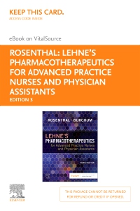 cover image - Lehne’s Pharmacotherapeutics for Advanced Practice Nurses and Physician Assistants - Elsevier EBook on VitalSource (Retail Access Card), 3rd Edition