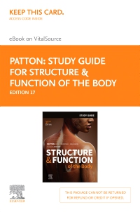 cover image - Study Guide for Structure & Function of the Body - Elsevier E-Book on VitalSource (Retail Access Card), 17th Edition