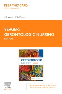 cover image - Gerontologic Nursing - Elsevier EBook on VitalSource (Retail Access Card), 7th Edition