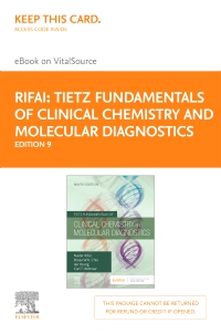cover image - Tietz Fundamentals of Clinical Chemistry and Molecular Diagnostics - Elsevier eBook on VitalSource (Retail Access Card),9th Edition