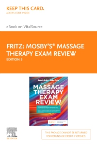 cover image - Mosby’s® Massage Therapy Exam Review - Elsevier E-Book on VitalSource (Retail Access Card),5th Edition