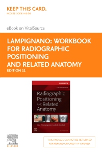 cover image - Workbook for Radiographic Positioning and Related Anatomy - Elsevier eBook on VitalSource (Retail Access Card),11th Edition