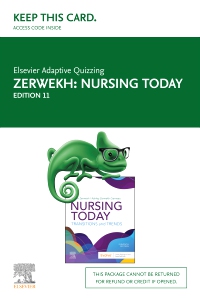 cover image - Elsevier Adaptive Quizzing for Nursing Today - (Access Card),11th Edition