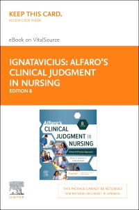 cover image - Alfaro’s Clinical Judgment in Nursing: A How-To Practice Approach - Elsevier eBook on VitalSource (Retail Access Card), 8th Edition