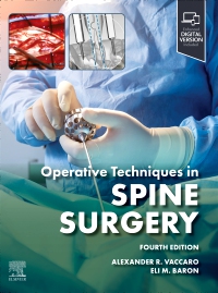 cover image - Operative Techniques: Spine Surgery,4th Edition