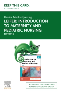 cover image - Elsevier Adaptive Quizzing for Introduction to Maternity and Pediatric Nursing (Access Card),9th Edition