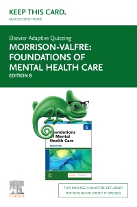 cover image - Elsevier Adaptive Quizzing for Foundations of Mental Health Care(Access Card),8th Edition