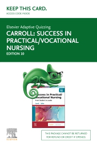 cover image - Elsevier Adaptive Quizzing for Success in Practical/Vocational Nursing(Access Card),10th Edition