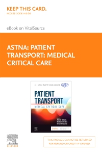 cover image - Patient Transport: Medical Critical Care - Elsevier E-Book on VitalSource (Retail Access Card), 1st Edition