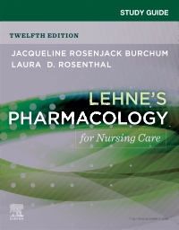 cover image - Study Guide for Lehne's Pharmacology for Nursing Care - Elsevier eBook on VitalSource,12th Edition