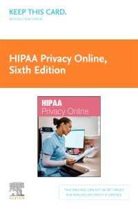 cover image - HIPAA Privacy Online (Access Card),6th Edition