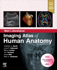cover image - Weir & Abrahams' Imaging Atlas of Human Anatomy - Elsevier eBook on VitalSource,6th Edition