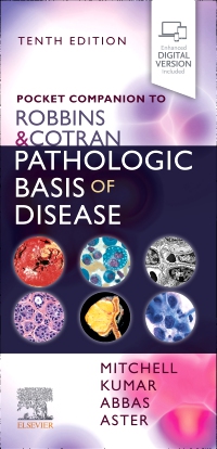 cover image - Pocket Companion to Robbins & Cotran Pathologic Basis of Disease - Elsevier eBook on VitalSource,10th Edition