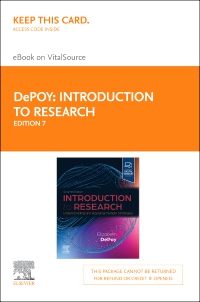 cover image - Introduction to Research - Elsevier eBook on VitalSource (Retail Access Card), 7th Edition