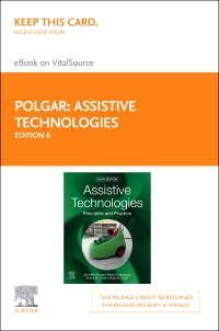 cover image - Assistive Technologies - Elsevier eBook on VitalSource (Retail Access Card), 6th Edition