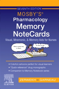 cover image - Mosby's Pharmacology Memory NoteCards,7th Edition