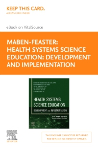 cover image - Health Systems Science Education: Development and Implementation (The AMA MedEd Innovation Series) 1st Edition - Elsevier E-Book on VitalSource (Retail Access Card),1st Edition
