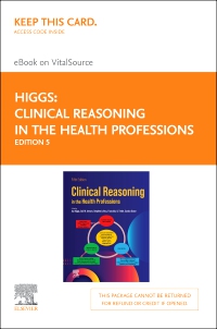 cover image - Clinical Reasoning in the Health Professions - Elsevier eBook on VitalSource (Retail Access Card), 5th Edition