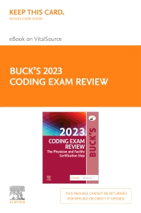 cover image - Buck's 2023 Coding Exam Review - Elsevier E-Book on VitalSource (Retail Access Card),1st Edition