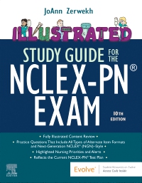 cover image - Illustrated Study Guide for the NCLEX-PN® Exam - Elsevier E-Book on VitalSource,10th Edition