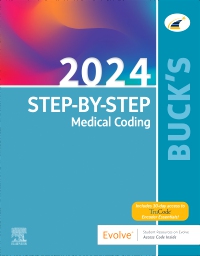 cover image - Buck's Step-by-Step Medical Coding, 2024 Edition - Elsevier E-Book on VitalSource,1st Edition
