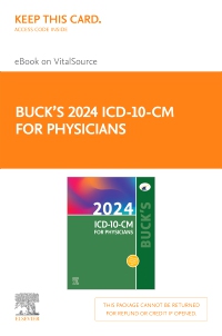 cover image - Buck's 2024 ICD-10-CM for Physicians - Elsevier E-Book on VitalSource (Retail Access Card), 1st Edition
